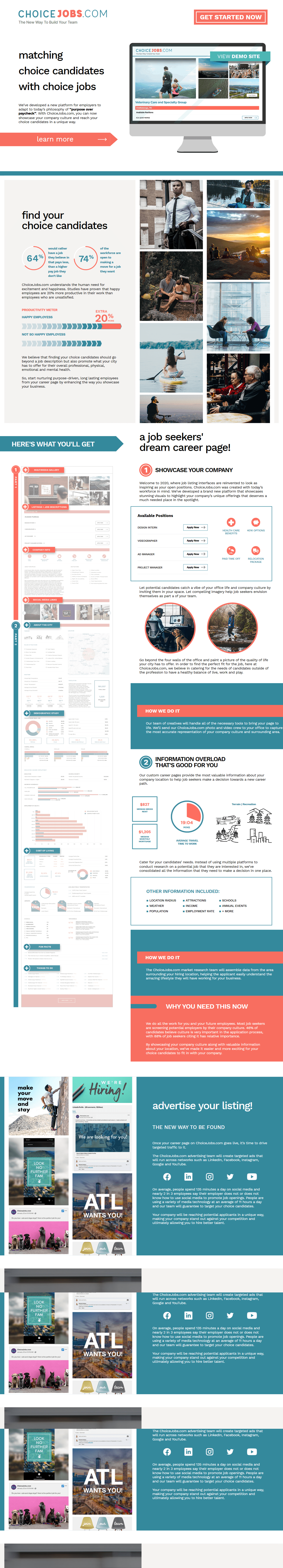 Wordpress Project - Choice Jobs